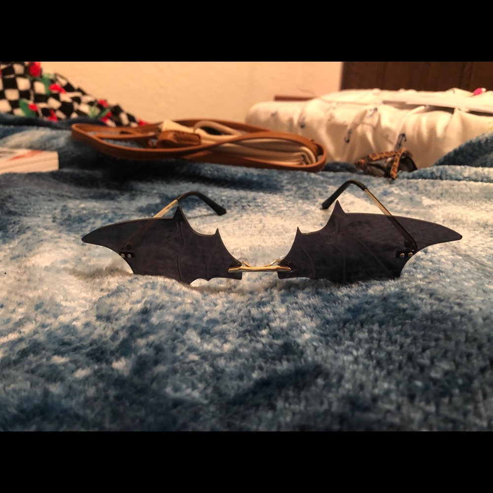 Bat wing sunglasses!